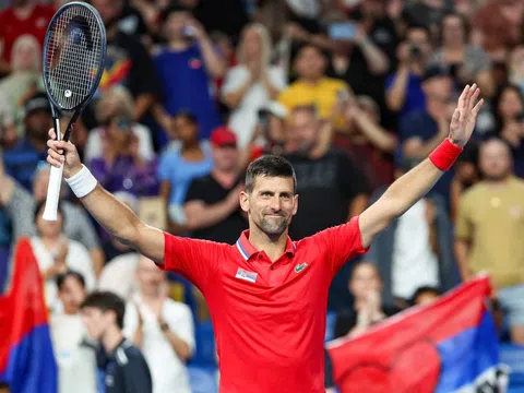 Kết quả tennis 31/12: Novak Djokovic tỏa sáng, Serbia hạ đẹp Trung Quốc tại United Cup