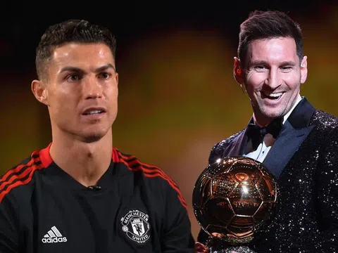 Ronaldo thẳng thắn đánh giá về 2 giải thưởng Messi chiến thắng