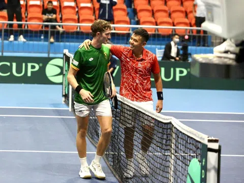 Kết quả tennis 4/2: Lý Hoàng Nam xuất sắc, Việt Nam vẫn lỡ hẹn với nhóm II Davis Cup