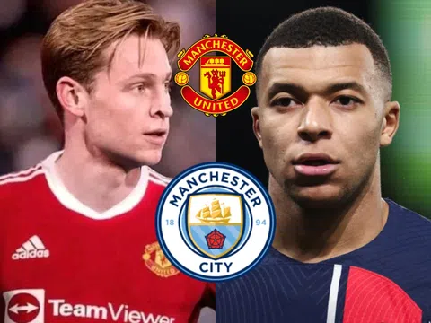 Tin chuyển nhượng 18/2: MU dùng 4 cầu thủ sở hữu De Jong, Man City có Mbappe?