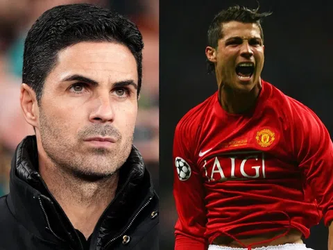 Arteta tự tin tuyên bố sao Arsenal sẽ sánh ngang Ronaldo 2008