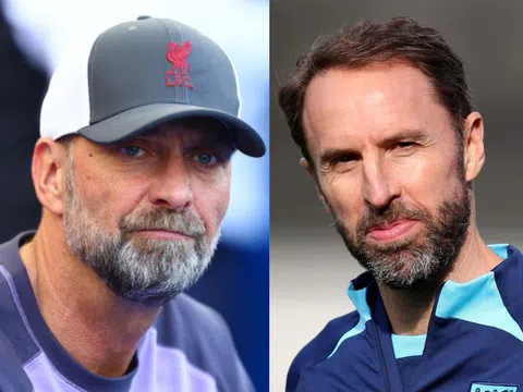 Klopp khó hiểu với quyết định của Southgate với tuyển Anh