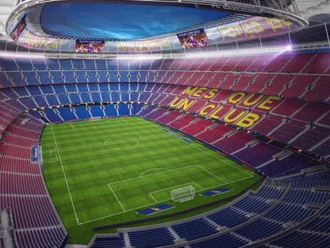 Không thua kém Real Madrid, Barca 'nhá hàng' SVĐ Nou Camp cực xịn