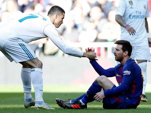 Sức hút khủng khiếp của Ronaldo và Messi trên MXH