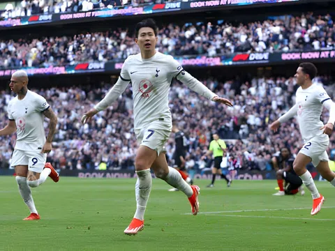 Son Heung Min tỏa sáng, Tottenham thoát hiểm trước Luton