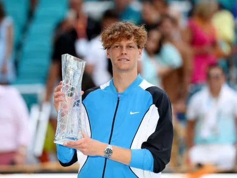 Kết quả tennis 31/3: Jannik Sinner 'xưng vương' tại Miami Open 2024