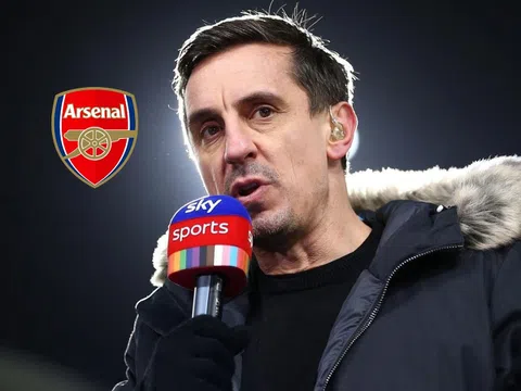 Neville chỉ đích danh 1 sao Arsenal đá kém trận gặp Man City