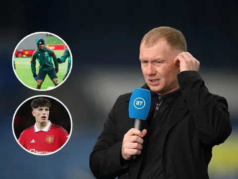 Paul Scholes chỉ trích Garnacho và Mainoo