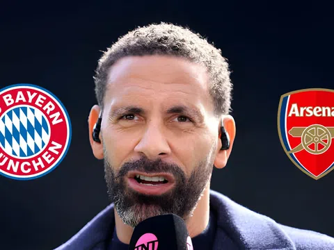 Rio Ferdinand chỉ ra cái tên đi tiếp giữa Arsenal và Bayern