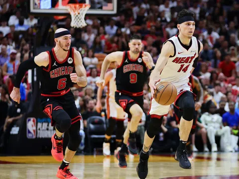 Vắng Butler, Miami Heat vẫn vùi dập Chicago Bulls để thẳng tiến NBA Playoffs 2024