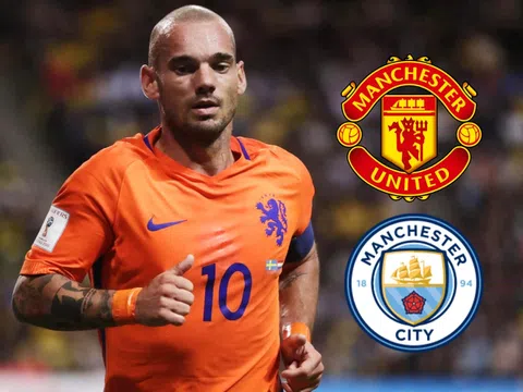 Sneijder chỉ thẳng tỷ số trận MU vs Man City tại chung kết FA Cup