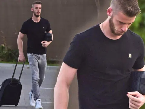 De Gea tập luyện tại câu lạc bộ Anh