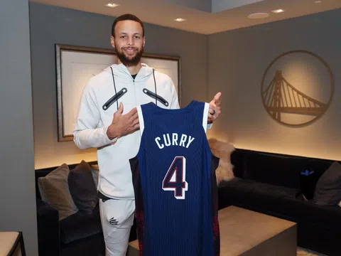 Stephen Curry phấn khích trong lần đầu tiên tham dự Olympic