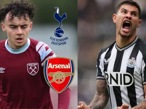 Tin chuyển nhượng tối 27/4: Arsenal và Tottenham cạnh tranh sao trẻ West Ham, khoản phí giải phóng khổng lồ của Bruno Guimaraes