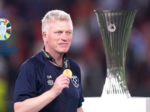 Rời West Ham, HLV David Moyes đã có việc tại Euro 2024