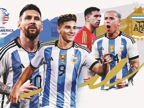 ĐT Argentina công bố danh sách dự Copa America 2024: Messi lĩnh xướng hàng công