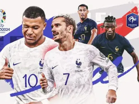 Đội hình Pháp mạnh nhất dự Euro 2024: Mbappe lĩnh xướng hàng công