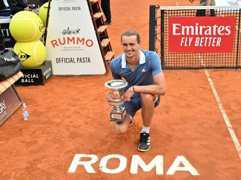 Alexander Zverev vô địch Rome Masters 2024