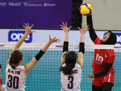 Đương kim á quân Indonesia thua trắng trận mở màn AVC Challenge Cup 2024