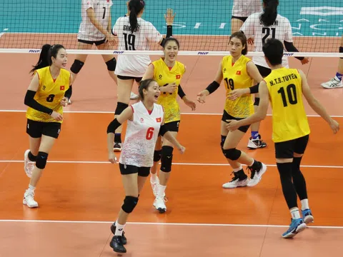 Bóng chuyền nữ Việt Nam tăng hạng sau thắng lợi ở AVC Challenge Cup 2024