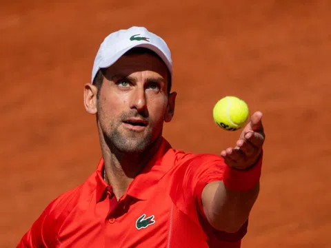 Lịch thi đấu tennis 24/5: Novak Djokovic sáng cửa vào chung kết