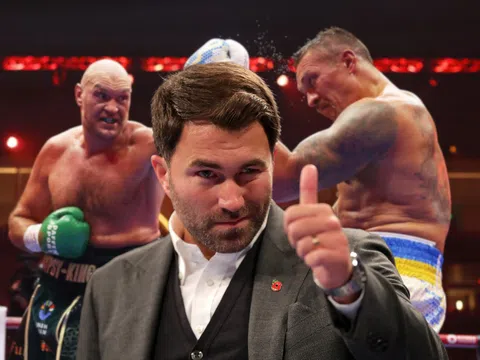 Ông bầu Eddie Hearn: 'Tôi không nghĩ Fury khiến Usyk phải nhập viện'