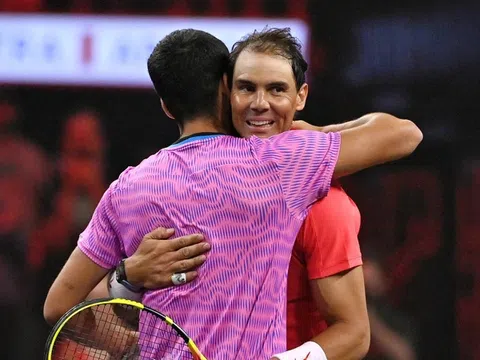 Rafael Nadal dùng mỹ từ ca ngợi Carlos Alcaraz