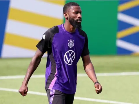 Antonio Rudiger ẩu đả ngay trên sân tập ĐT Đức trước thềm Euro 2024