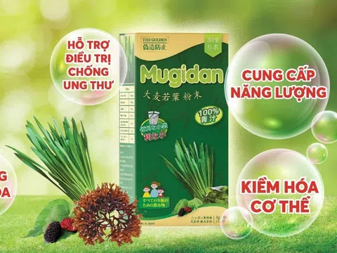 Nhiều người u bướu chọn bột lúa mạch Mugidan Nhật để tăng miễn dịch, chống suy mòn