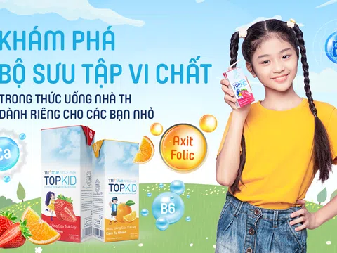 Khám phá bộ sưu tập vi chất trong nước uống sữa trái cây TH dành cho trẻ em