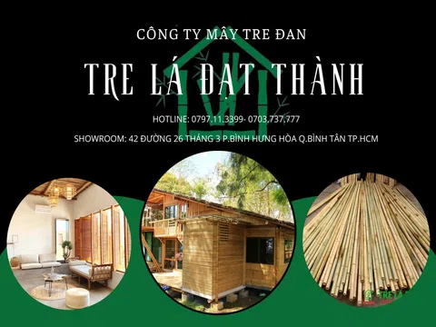 Tre Lá Đạt Thành - Công ty nội thất Mây Tre Đan tại TP.HCM