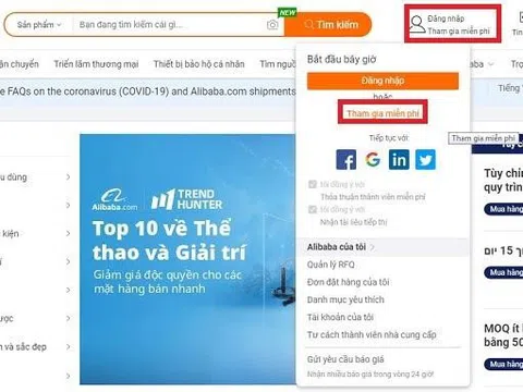 Hướng dẫn cách mua hàng trên Alibaba về Việt Nam với giá sỉ tận gốc