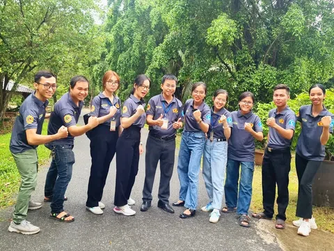 Đội thanh niên tình nguyện sẵn sàng cho ngày hội họ Dương khu vực Đông Nam Bộ 2023