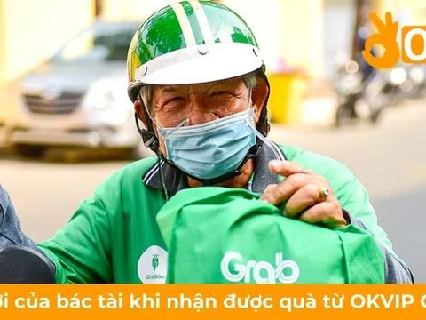 OKVIP GROUP tổ chức tặng quà cho các bác tài Grab