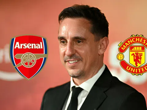 Gary Neville chỉ thắng kết quả bất ngờ của Arsenal trước MU