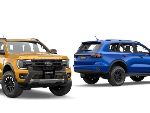 Ford Everest phiên bản mới lộ diện: Trang bị áp đảo Hyundai Santa Fe, thiết kế lu mờ Toyota Fortuner