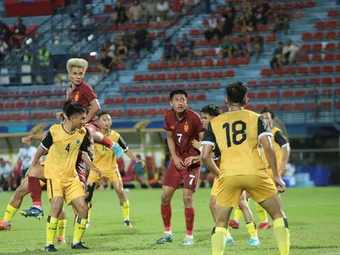 Đè bẹp Brunei, U23 Thái Lan đặt 1 chân vào bán kết