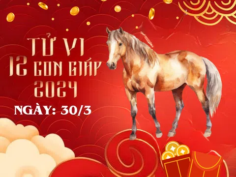 Tử vi 12 con giáp hôm nay ngày 30/3/2024: Tuổi Tỵ bị dắt mũi, tuổi Thân trở ngại lớn, nhiều tuổi sóng gió