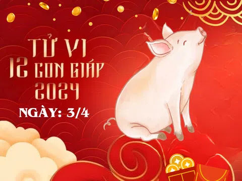 Tử vi 12 con giáp hôm nay ngày 4/4/2024: Tuổi Sửu bị tiểu nhân phá, tuổi Thìn xích mích, nhiều tuổi cẩn trọng