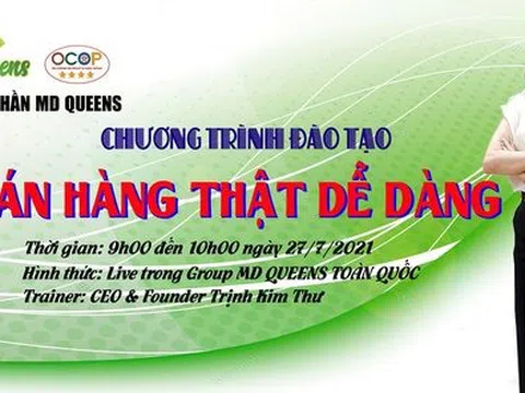 CEO Trịnh Kim Thư đưa thương hiệu trà xạ đen MD Queens vươn ra thế giới