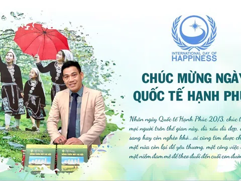 Chúc mừng Ngày Quốc tế Hạnh Phúc!