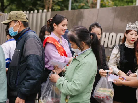 Hoa Hậu Doanh Nhân 2023 Trần Thị Lê Na làm thiện nguyện sau đăng quang