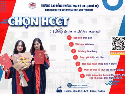 Chọn Trường Cao đẳng Thương mại và Du lịch Hà Nội (HCCT) và những lợi ích có thể bạn chưa biết