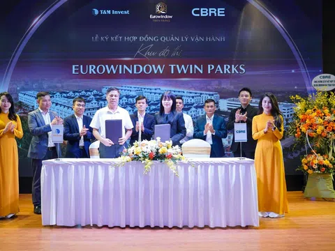 CBRE chính thức trở thành đơn vị quản lý vận hành khu đô thị Eurowindow Twin Parks