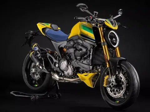 Siêu phẩm Ducati Monster Senna chính thức trình làng, chỉ có 341 chiếc được sản xuất trên thế giới