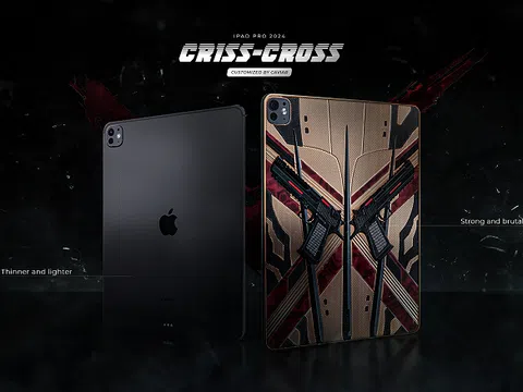 Caviar ra mắt iPad Pro M4 Criss-Cross siêu sang lấy cảm hứng từ Deadpool và Wolverine, mạ vàng 24K, giá từ 310 triệu đồng