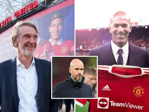 Tin chuyển nhượng tối 10/11: Tỷ phú Anh tiếp quản thành công MU; Zidane xác nhận vụ thay thế Ten Hag?