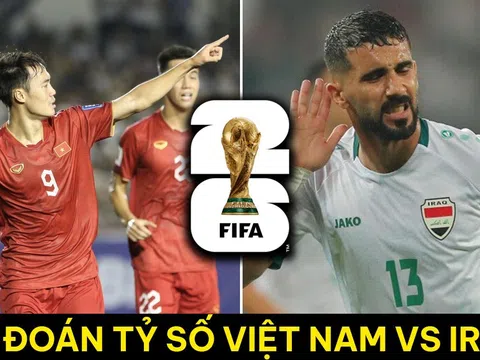 Dự đoán tỷ số ĐT Việt Nam vs ĐT Iraq - Vòng loại World Cup 2026: ĐT Việt Nam chiếm ngôi đầu BXH?