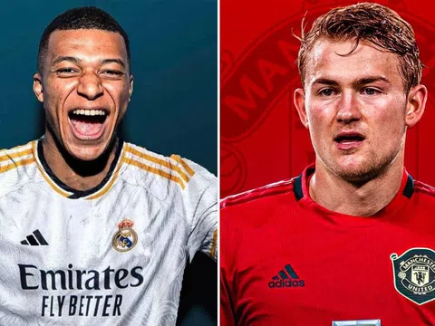 Tin chuyển nhượng tối 17/2: Real Madrid hoàn tất thương vụ Mbappe; De Ligt đồng ý gia nhập Man Utd?