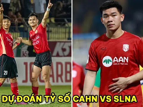 Dự đoán tỷ số CLB CAHN vs SLNA - Vòng 15 V.League: Trò cưng HLV Park lu mờ trước sao U23 Việt Nam?